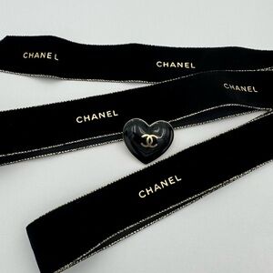 Chanel Heart Charm w/Ribbon